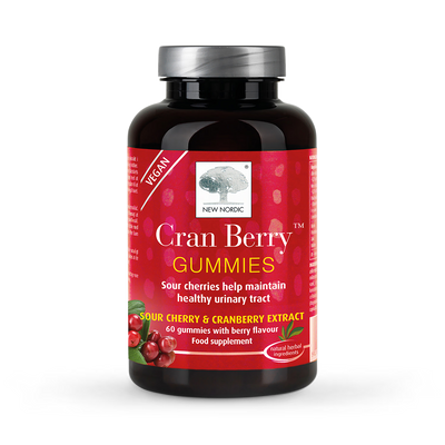 Holland & Barrett Urinary Tract Support Cranberry and Sour Cherry Gummies 60s- Buy online at McGrocer