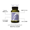 Restful Sleep Supplement with Reishi and Ashwagandha 60 Vegan Capsules