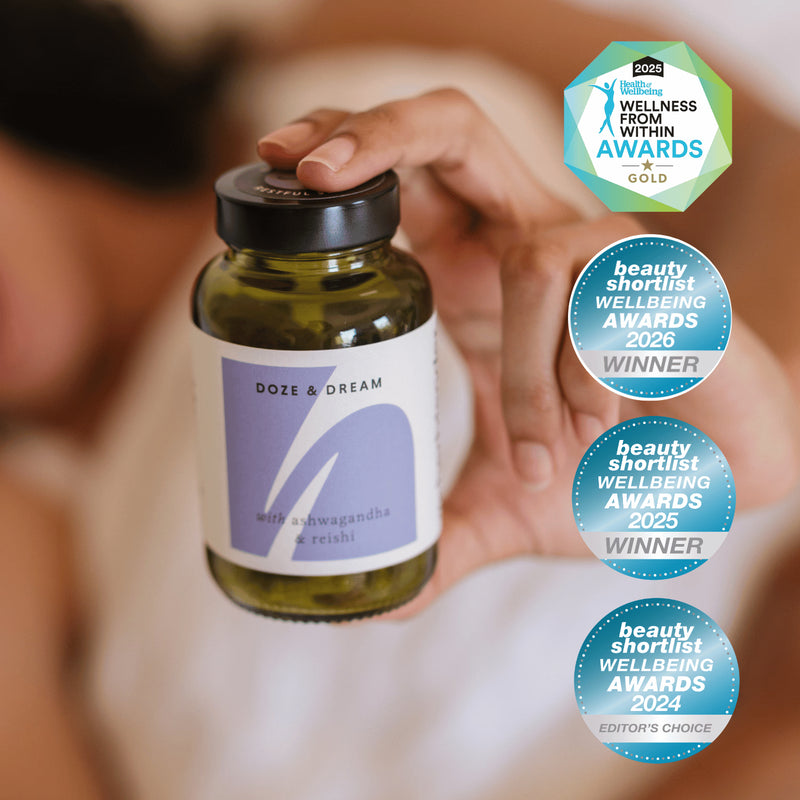 Restful Sleep Supplement with Reishi and Ashwagandha 60 Vegan Capsules