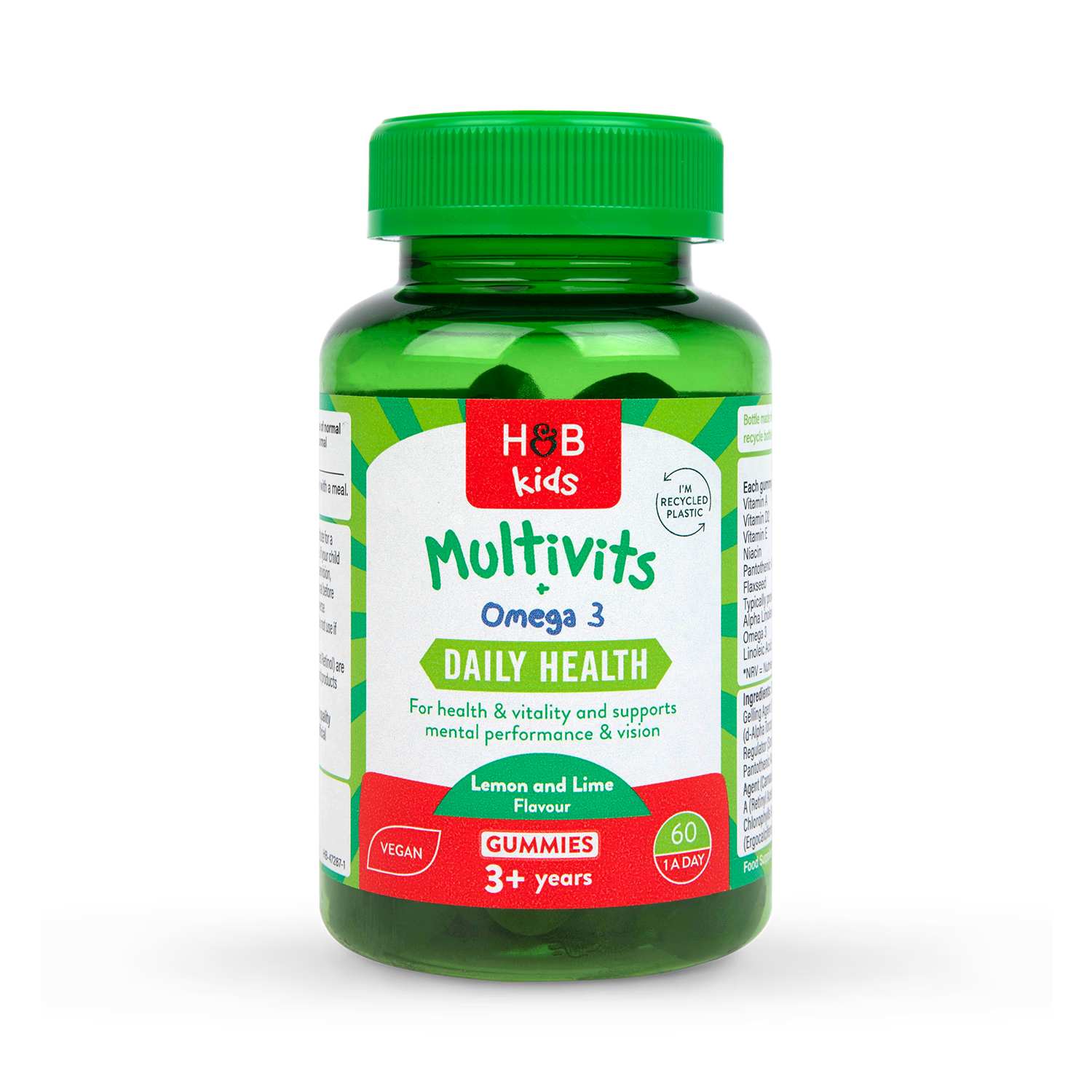 Holland Barrett Daily Kids Multivitamins Omega 60 Gummies