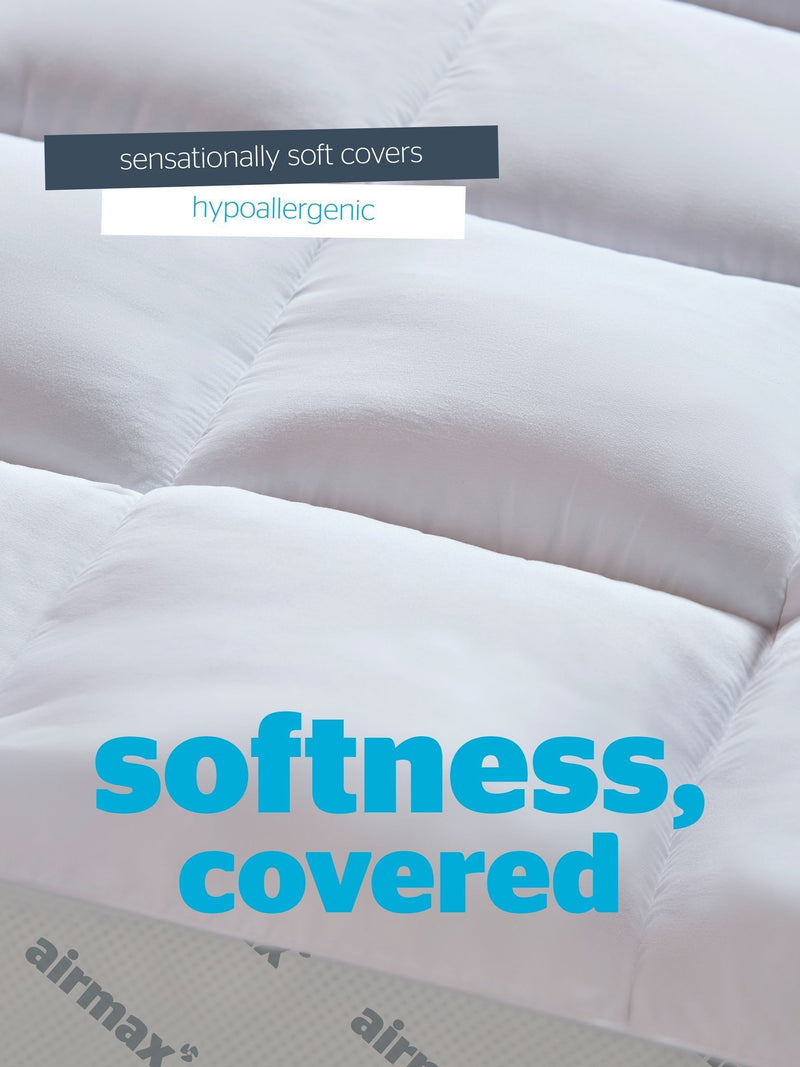Silentnight White Airmax 1000 Extra Deep Mattress Topper (British brand)