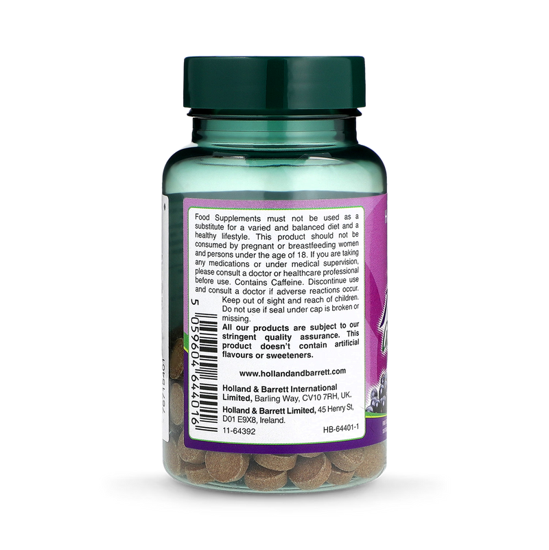 Holland Barrett Acai with Green Tea 1500mg 120 Tablets