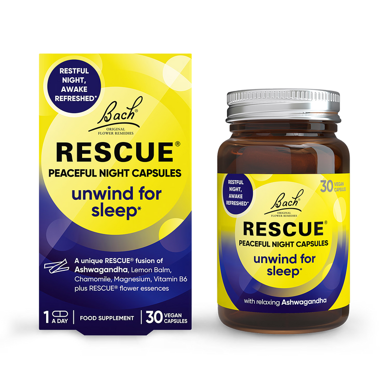 Sleep Support Capsules with Ashwagandha, Chamomile, Magnesium, and Vitamin B6, 30 Vegan Capsules