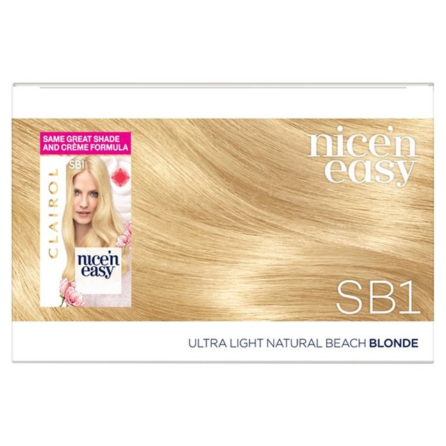 Clairol Nice'n Easy Hair Dye Ultralight Natural Beach Blonde GOODS M&S   