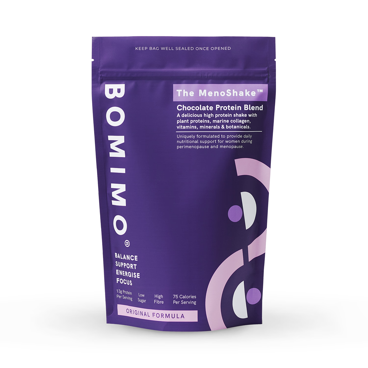 Bomimo The MenoShake - Chocolate Protein Blend 500g