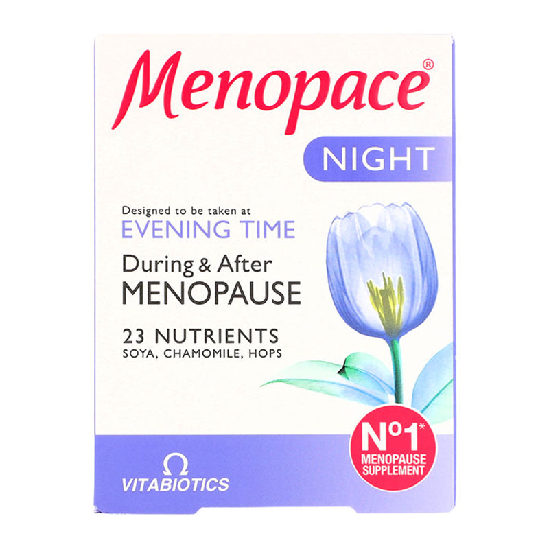 Nighttime Menopause Multivitamin with Chamomile & Hops 30 Tablets