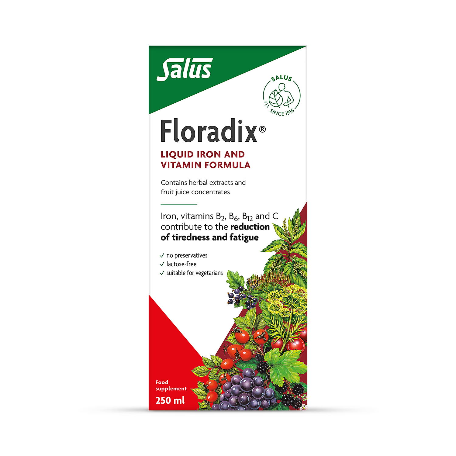 Liquid Iron Formula with B Vitamins and Vitamin C 250ml