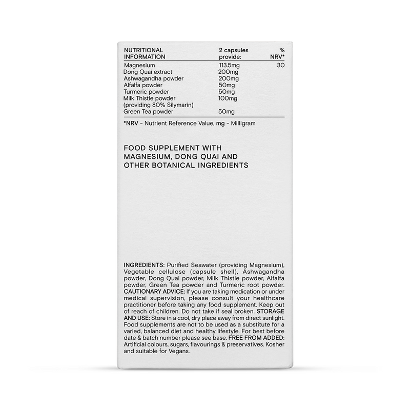 Wild Nutrition Food Grown Menopause Complex for Women 60 Capsules