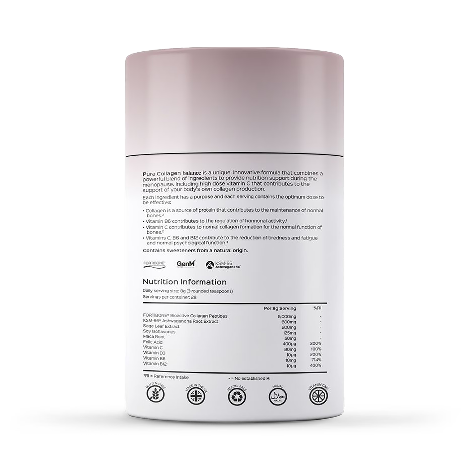 Pura Collagen Advanced Collagen Formula Balance 224g