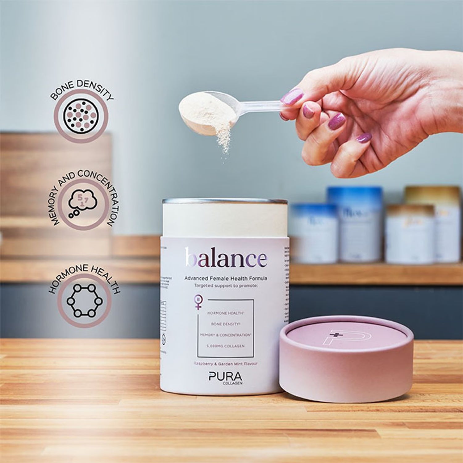 Pura Collagen Advanced Collagen Formula Balance 224g