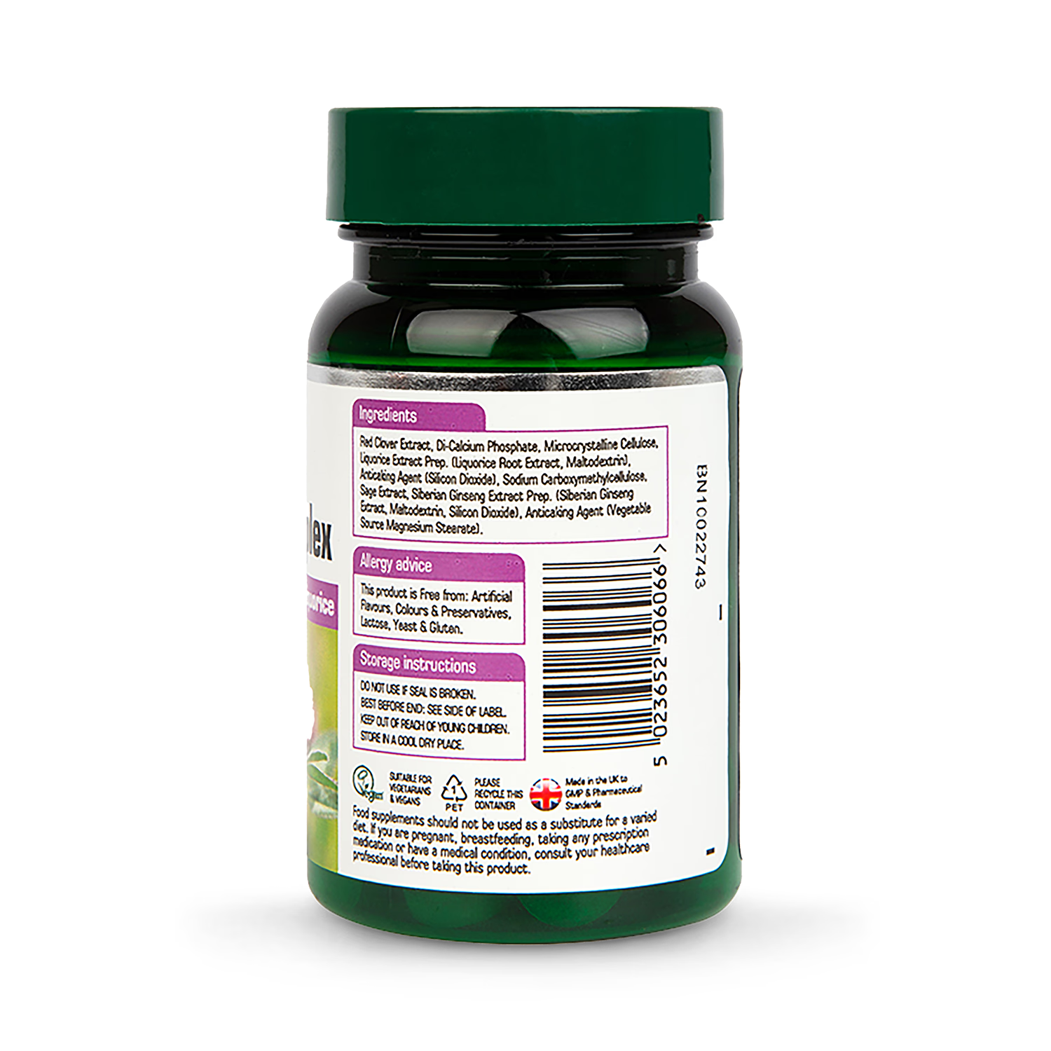 Red Clover Complex with Sage and Siberian Ginseng 60 Tablets