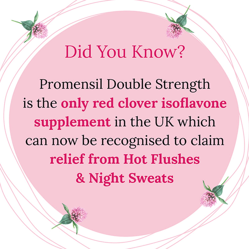 Double Strength Menopause Support Supplement with Red Clover Isoflavones 60 Tablets