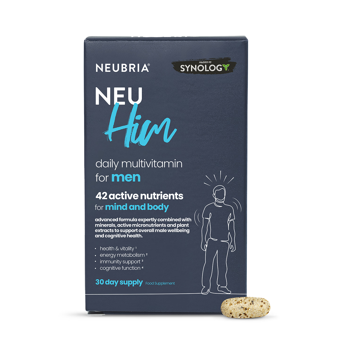 Advanced Male Multivitamin with 42 Nutrients 30 Tablets