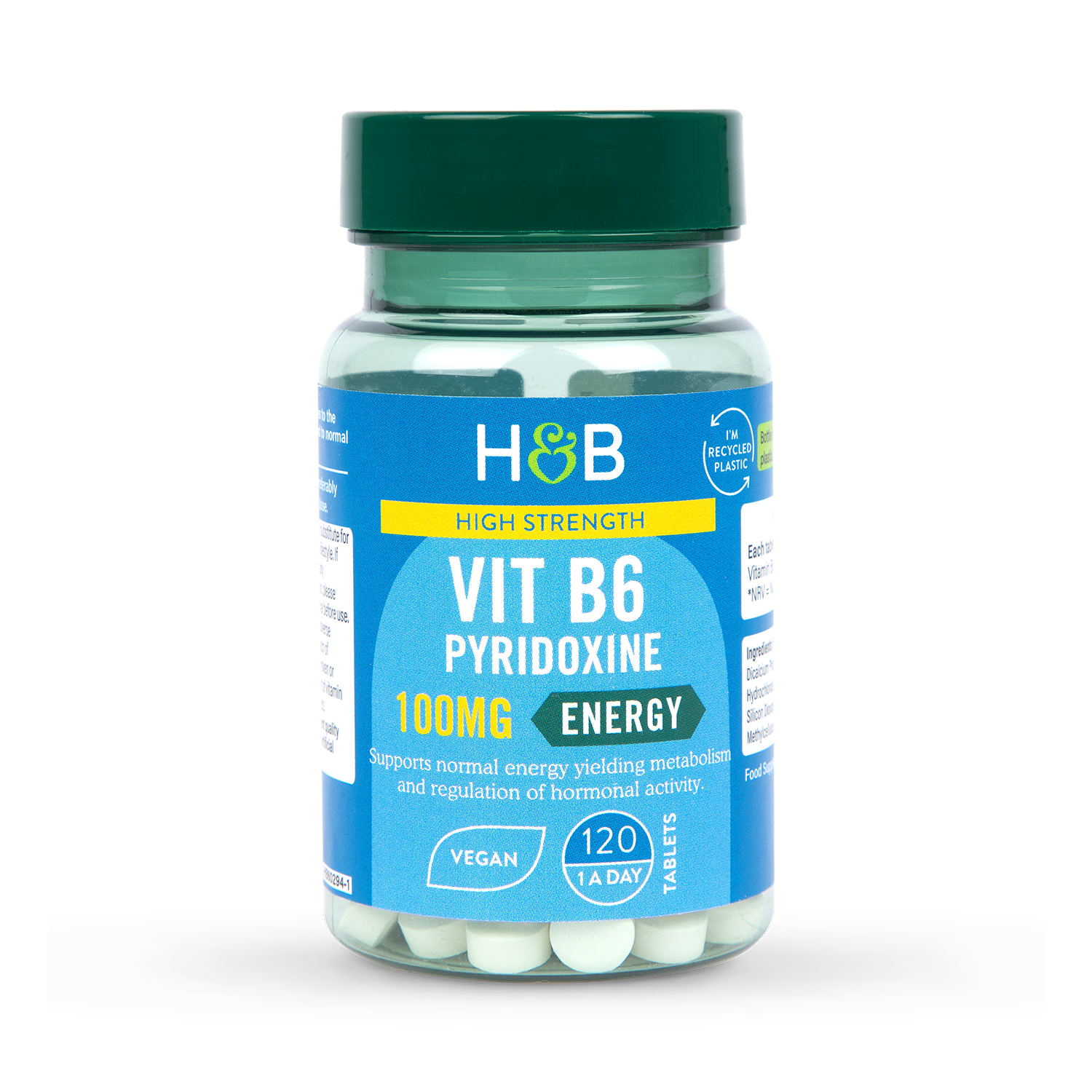 Holland Barrett High Strength Vitamin B6 Pyridoxine 100mg 120 Tablets