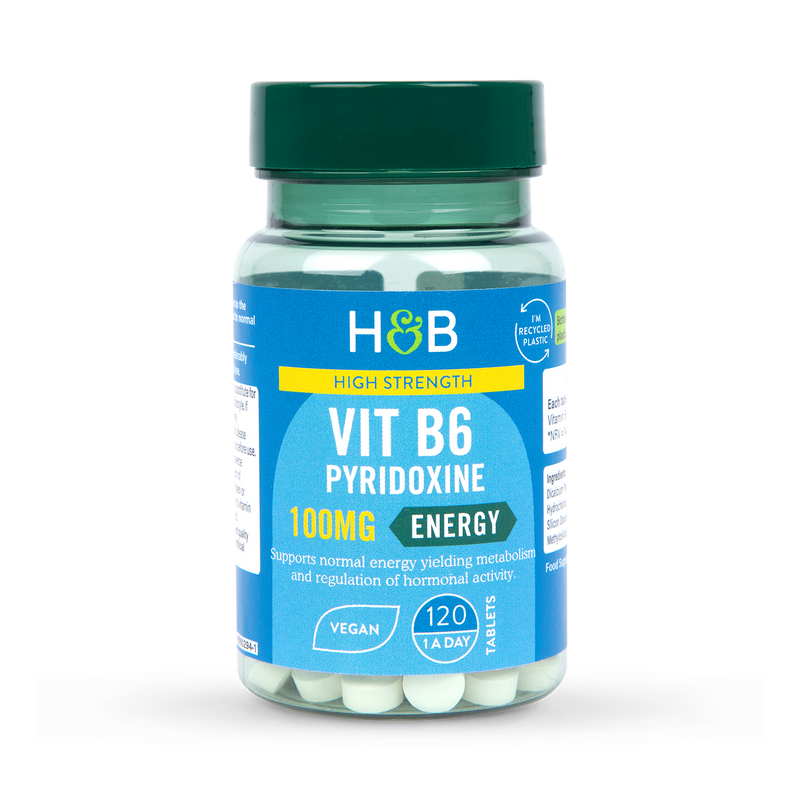 Holland Barrett High Strength Vitamin B6 Pyridoxine 100mg 120 Tablets