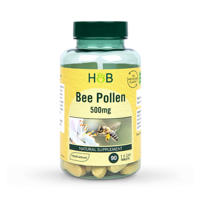 Holland & Barrett Holland Barrett Bee Pollen 500mg 90 Tablets- Buy online at McGrocer