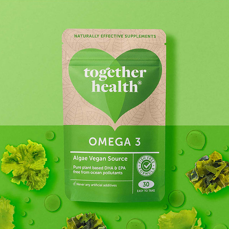 Natural Algae DHA and EPA Omega 3 30 Softgels