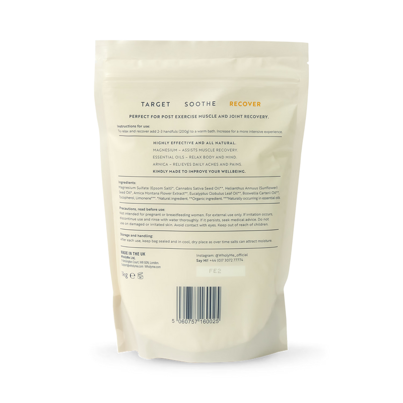Muscle Recovery Magnesium Sulfate Bath Salts 200g