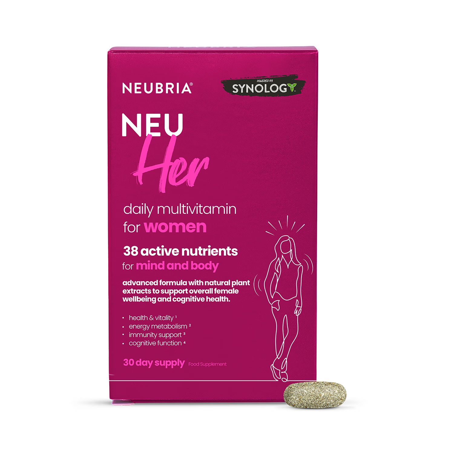 Female Multivitamin with 38 Active Nutrients and Botanical Extracts 30 Tablets