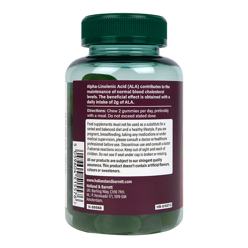 Holland Barrett Vegan Triple Omega 3-6-9 Oil 60 Gummies