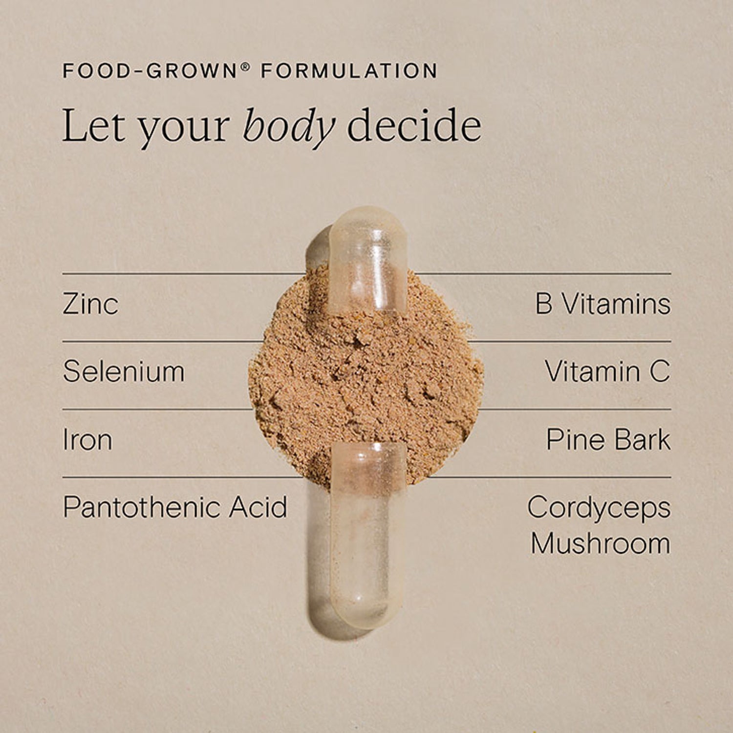 Food-Grown Fertility Support for Men 60 Capsules
