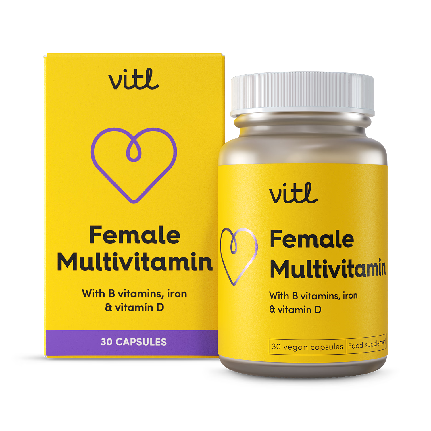 High-Strength Female Multivitamin with Ashwagandha 30 Capsules