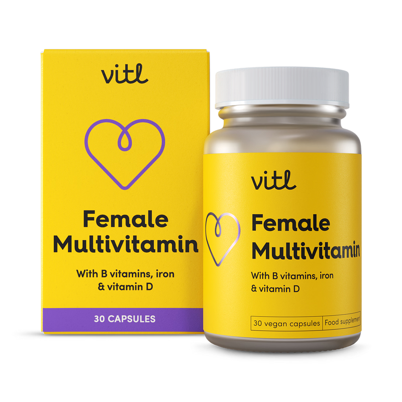 High-Strength Female Multivitamin with Ashwagandha 30 Capsules