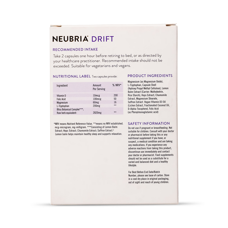 Natural Botanical and Magnesium Sleep Support Vegan Capsules 60 Count