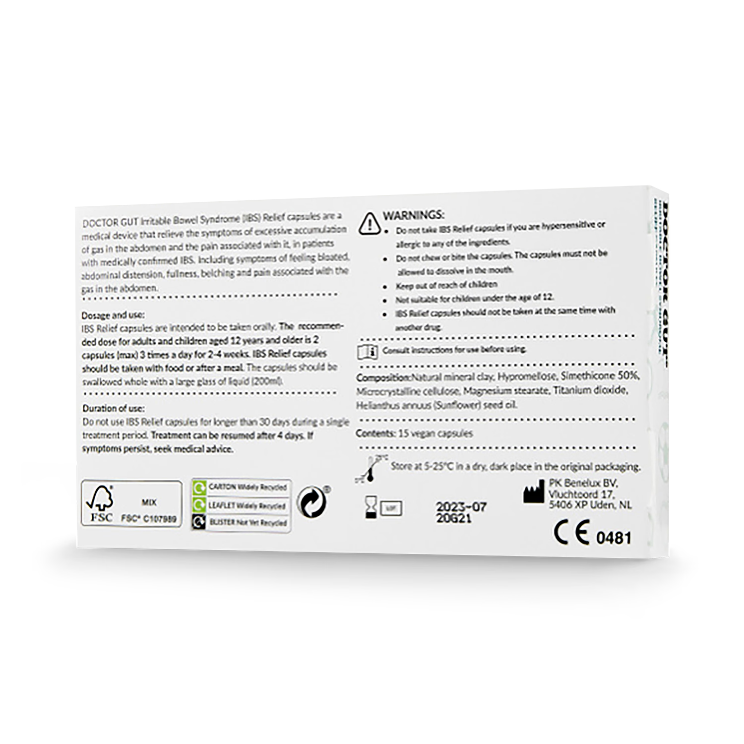 Doctor Gut IBS Relief 15 Capsules