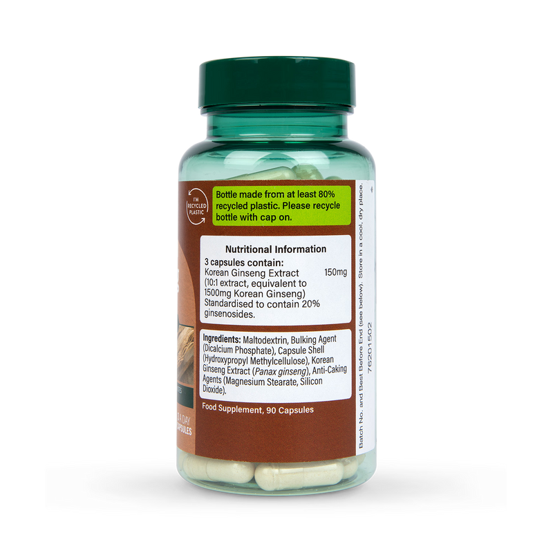 Holland Barrett Korean Ginseng 90 Capsules