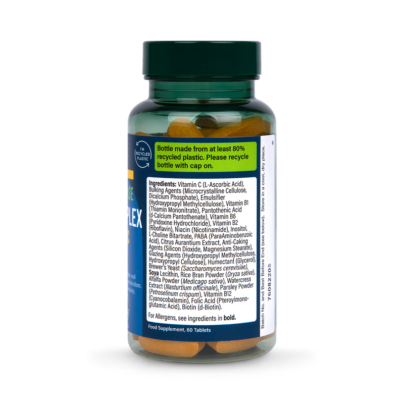Holland Barrett Super Strength Complete Vit B Complex Vitamin C 60 Tablets
