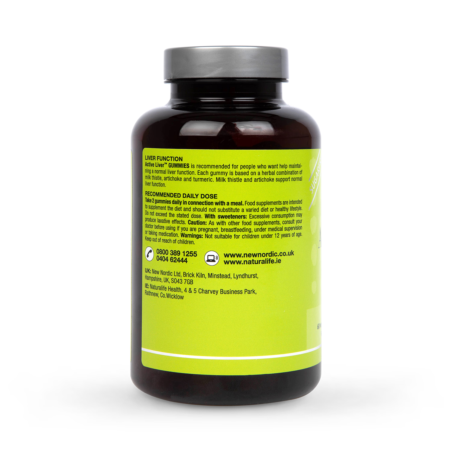 Liver Support Herbal Gummies with Milk Thistle and Artichoke 60s