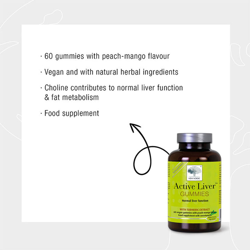 Liver Support Herbal Gummies with Milk Thistle and Artichoke 60s