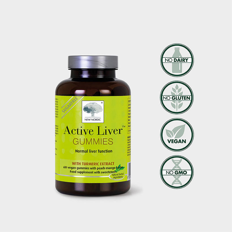 Liver Support Herbal Gummies with Milk Thistle and Artichoke 60s