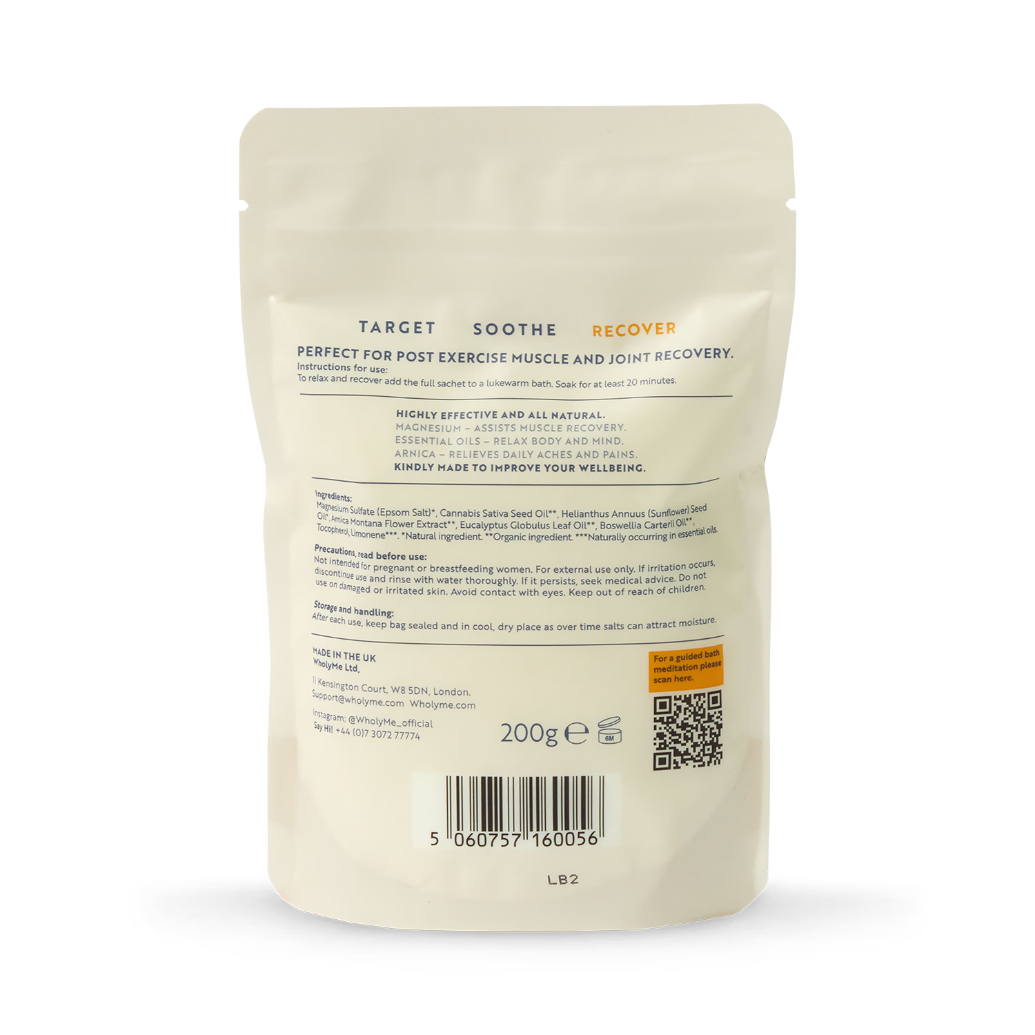 Magnesium Epsom Bath Salts for Muscle Recovery 1kg
