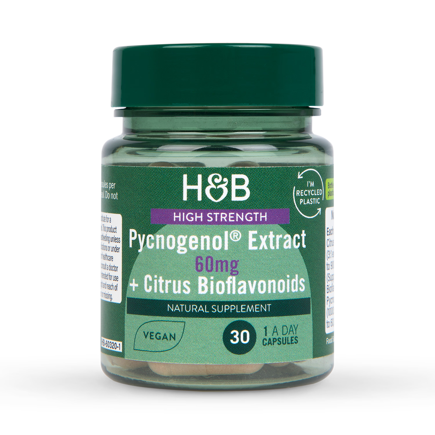 Holland Barrett Pycnogenol 60mg 30 Capsules