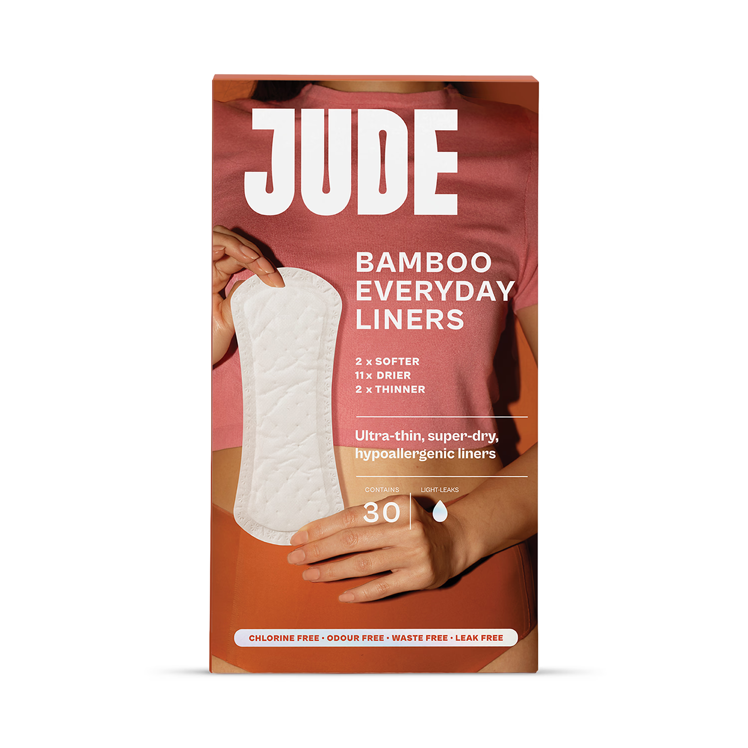 Jude Bamboo All day Liners 30 Pack