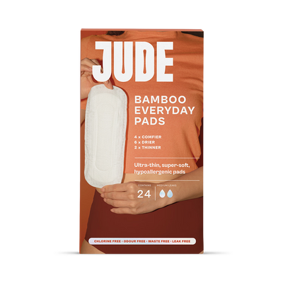 Holland & Barrett Jude Bamboo Everyday Pads 24 Pack- Buy online at McGrocer