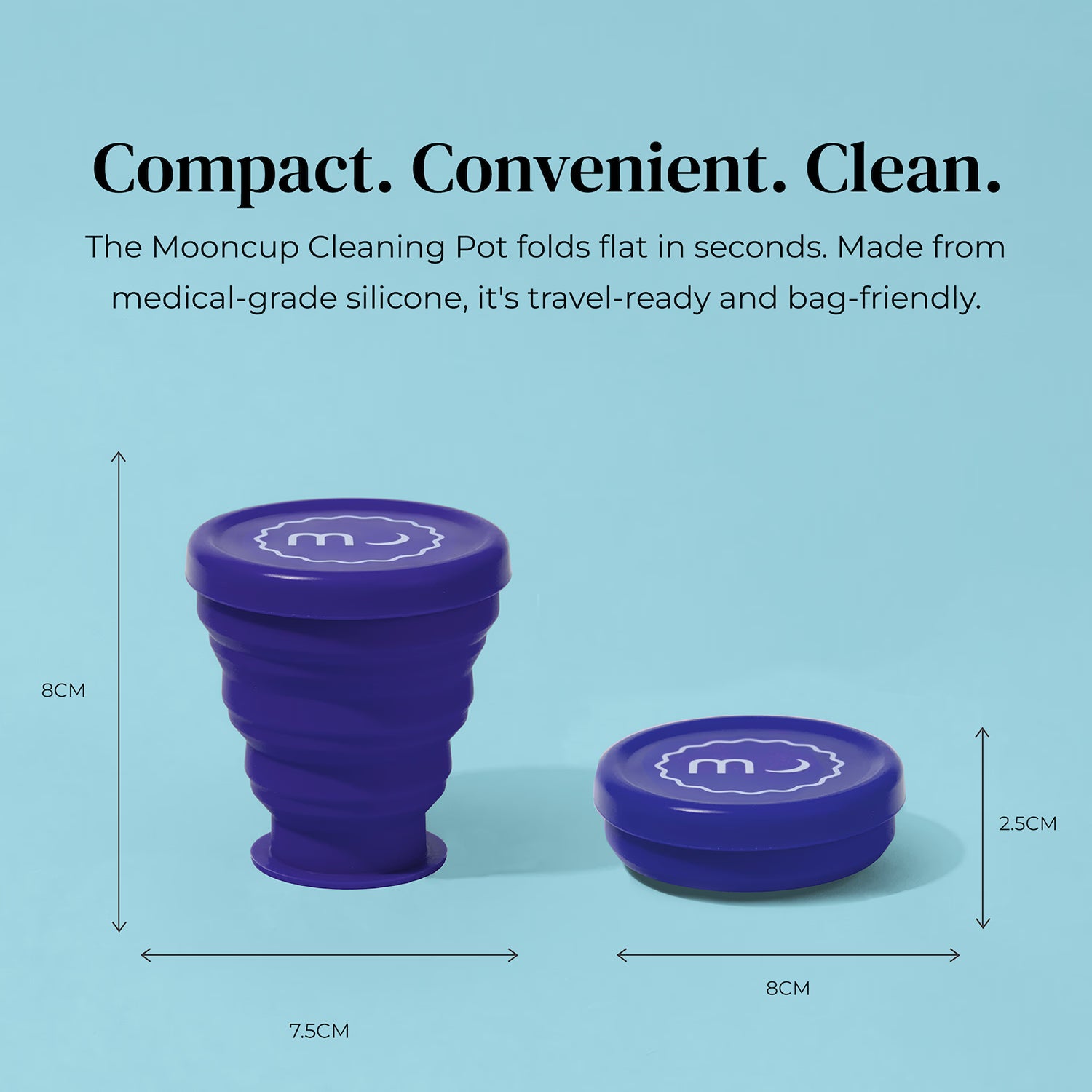 Mooncup Menstrual Cup Cleaning Pot