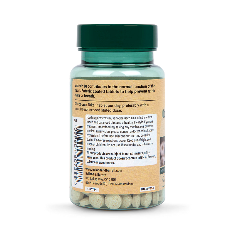 Holland Barrett Enteric Coated Odourless Garlic 500mg 120 Tablets