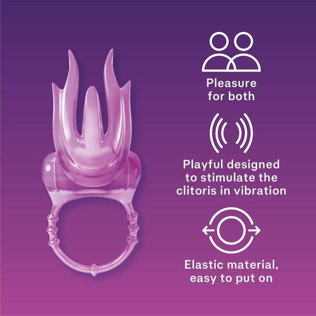 Durex Intense Devil Ring Sex Toy Vibrating Clit Stimulator