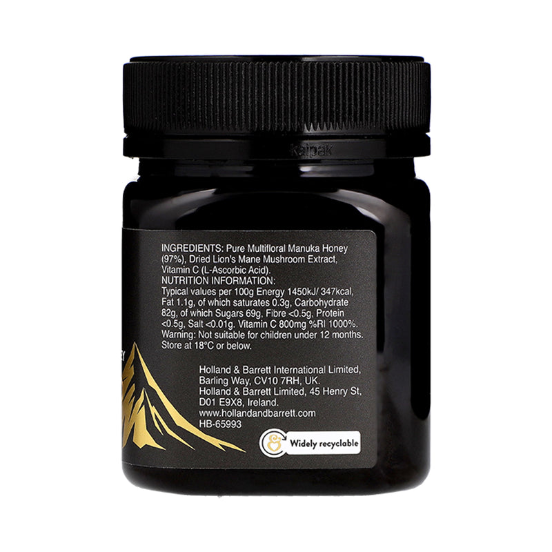 Holland Barrett Morning Ritual Multifloral 100 MGO Manuka Honey 250g