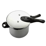 Tower 7 litre aluminium pressure cooker with steamer basket, imported from the UK