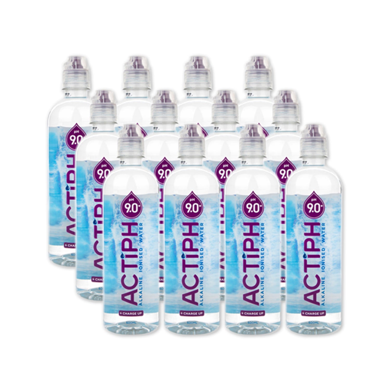 Alkaline Ionised Water pH 9.0 with Minerals 12 x 600ml Bottles