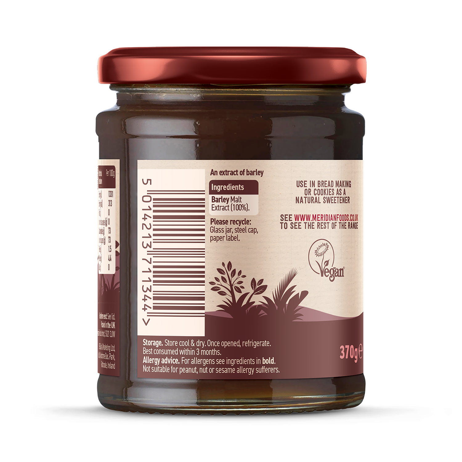 Meridian Barley Malt Extract 370g