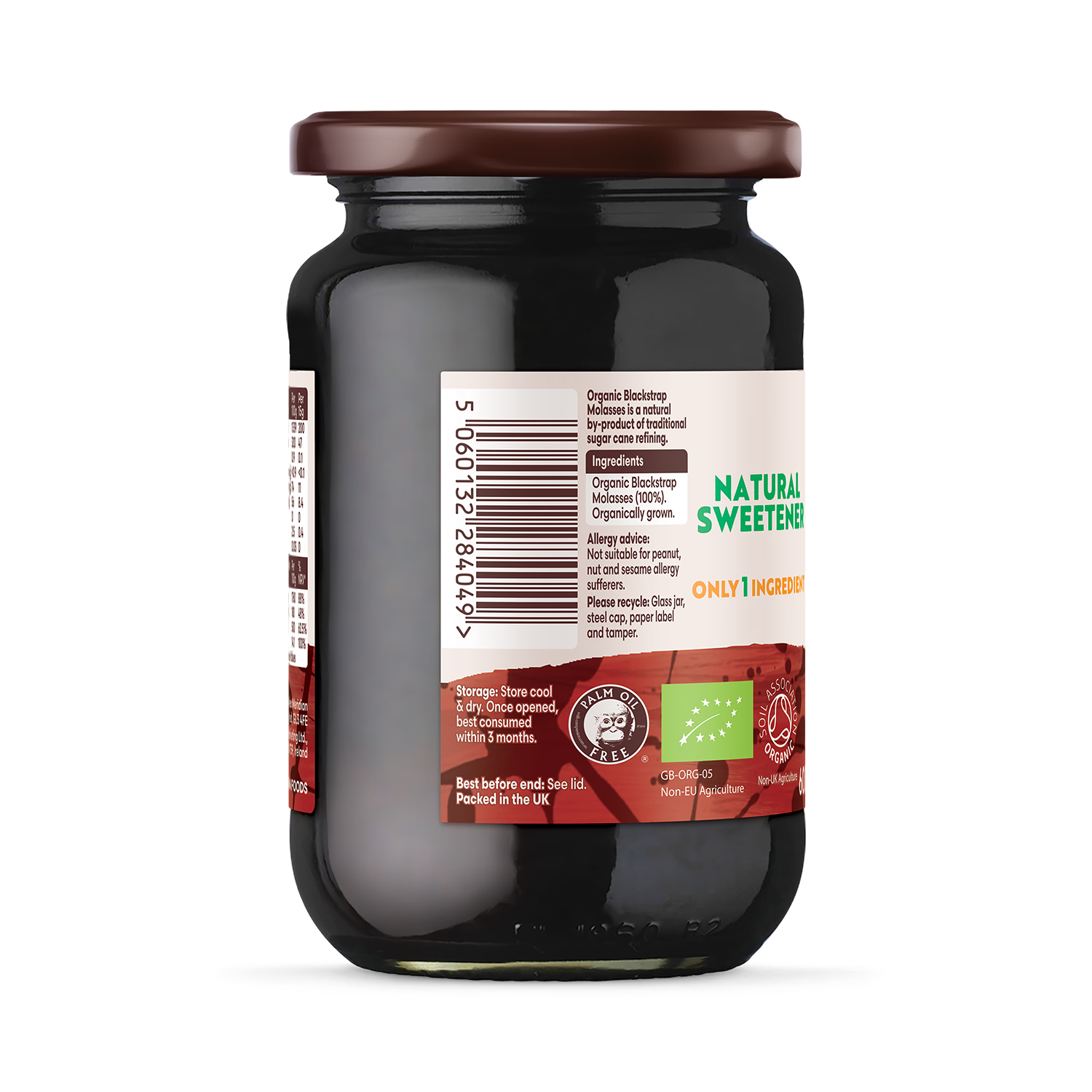 Meridian Organic Fairtrade Blackstrap Molasses 600g