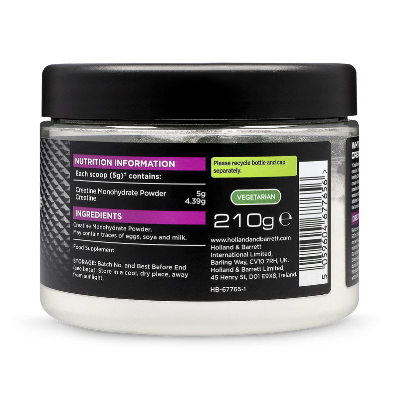 Creatine Monohydrate Powder 210g