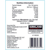 Kirkland Signature Dry Roasted Macadamia Nuts with Sea Salt, 680g GOODS Costco UK