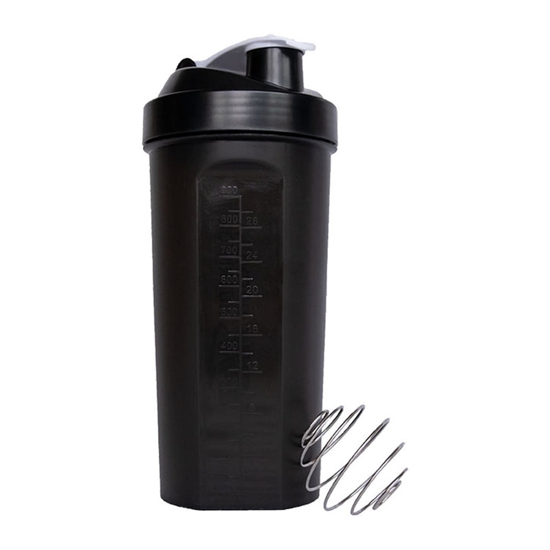 Large Capacity Shaker Bottle with Wire Mixing Ball 1L