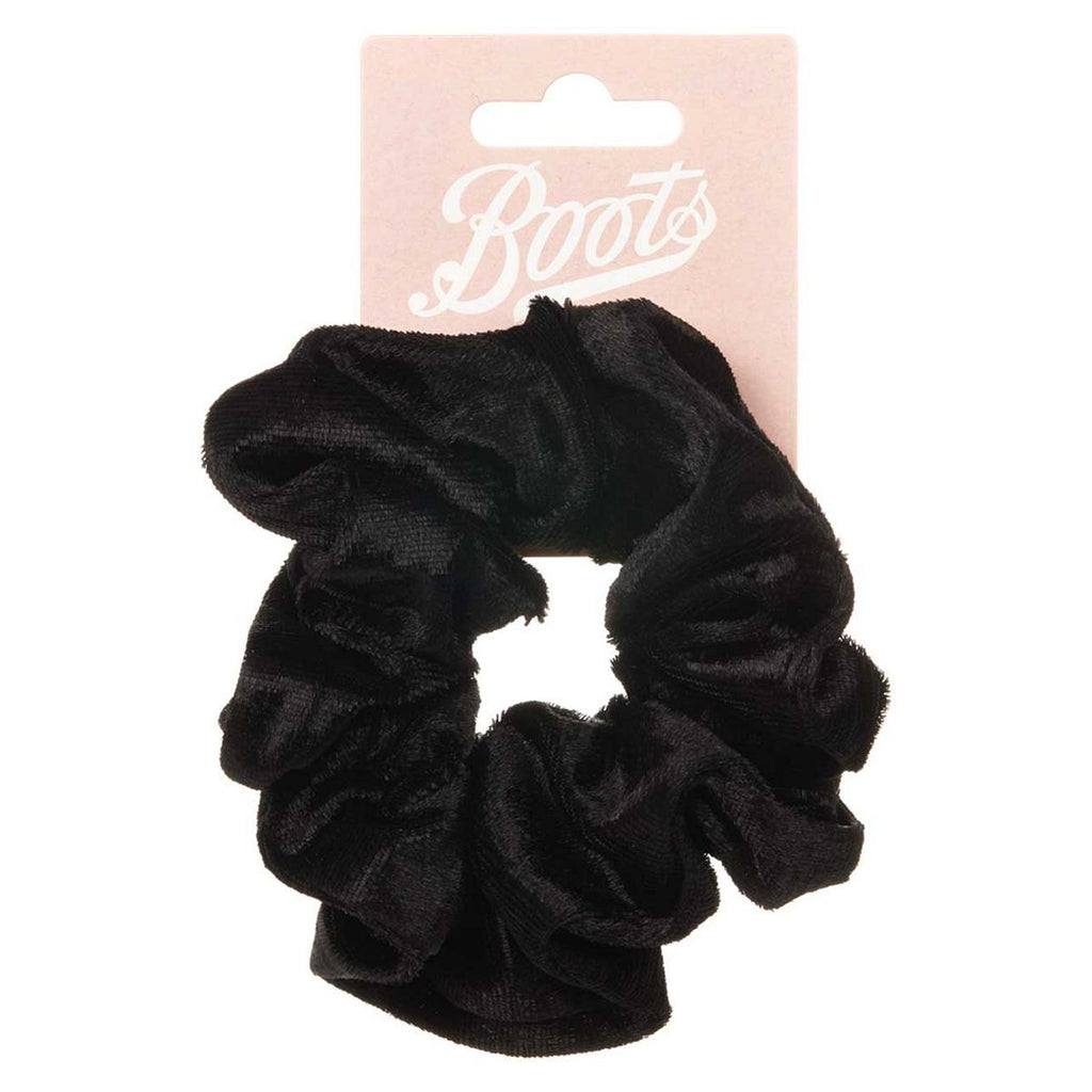 Boots scrunchie black velvet